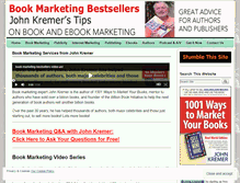 Tablet Screenshot of bookmarketingbestsellers.com